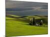 Farm near Colfax at Dusk, Palouse, Washington, USA-Charles Sleicher-Mounted Photographic Print