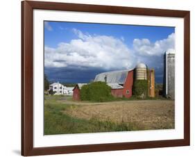 Farm Near Leichester, Greater Rochester Area, New York State, USA-Richard Cummins-Framed Photographic Print