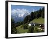 Farm Near Maria Gern and Watzmann, Berchtesgadener Land, Bavaria, Germany, Europe-Hans Peter Merten-Framed Photographic Print