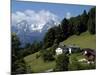 Farm Near Maria Gern and Watzmann, Berchtesgadener Land, Bavaria, Germany, Europe-Hans Peter Merten-Mounted Photographic Print