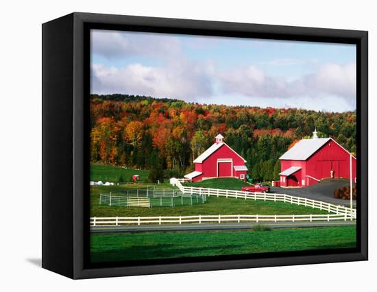 Farm near Peacham, Vermont, USA-Charles Sleicher-Framed Stretched Canvas