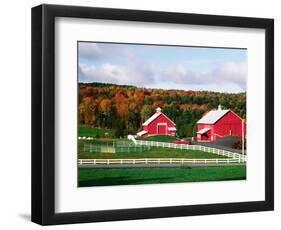 Farm near Peacham, Vermont, USA-Charles Sleicher-Framed Photographic Print