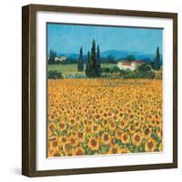 Farm Near Siena-Hazel Barker-Framed Premium Giclee Print