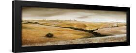 Farm on Hill, Tuscany, 2001-Trevor Neal-Framed Giclee Print