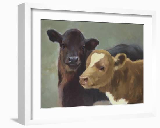 Farm Pals II-Carolyne Hawley-Framed Art Print