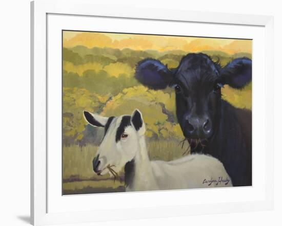 Farm Pals IV-Carolyne Hawley-Framed Art Print