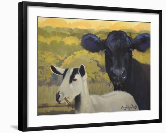 Farm Pals IV-Carolyne Hawley-Framed Art Print