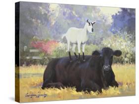 Farm Pals V-Carolyne Hawley-Stretched Canvas