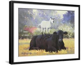 Farm Pals V-Carolyne Hawley-Framed Art Print