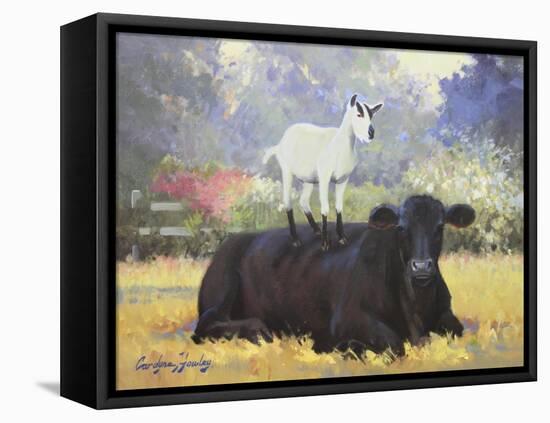 Farm Pals V-Carolyne Hawley-Framed Stretched Canvas