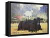 Farm Pals V-Carolyne Hawley-Framed Stretched Canvas