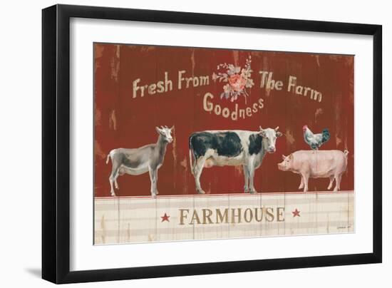 Farm Patchwork II-Danhui Nai-Framed Art Print