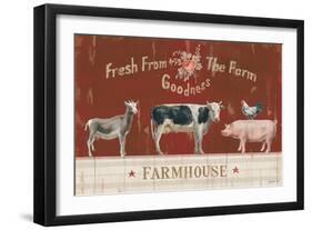 Farm Patchwork II-Danhui Nai-Framed Art Print