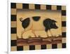 Farm Pig-Diane Pedersen-Framed Art Print
