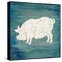 Farm Pig-LightBoxJournal-Stretched Canvas