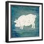 Farm Pig-LightBoxJournal-Framed Giclee Print