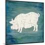 Farm Pig-LightBoxJournal-Mounted Giclee Print
