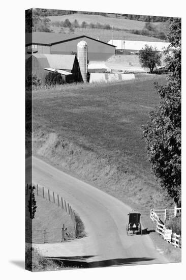 Farm Road, Ohio-null-Stretched Canvas