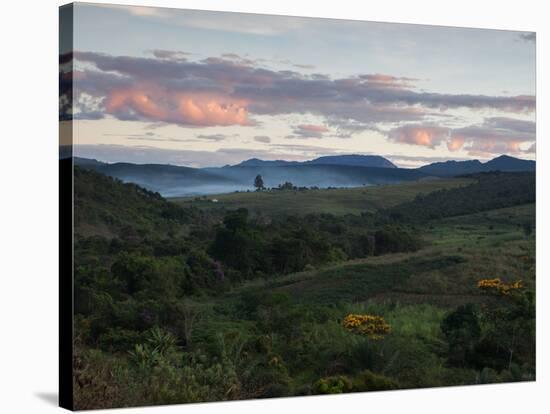 Farm Scene at Sunset in Chapada Diamantina National Park-Alex Saberi-Stretched Canvas