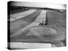 Farm Scene of Tractor in Ploughed Field-Alfred Eisenstaedt-Stretched Canvas