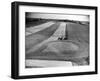 Farm Scene of Tractor in Ploughed Field-Alfred Eisenstaedt-Framed Photographic Print