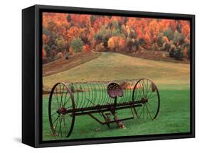 Farm Scene, Vermont, USA-Charles Sleicher-Framed Stretched Canvas