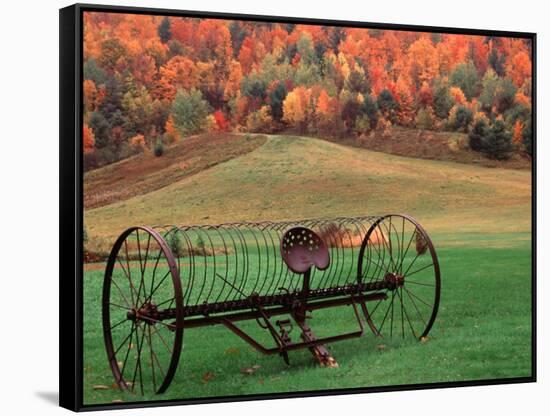 Farm Scene, Vermont, USA-Charles Sleicher-Framed Stretched Canvas