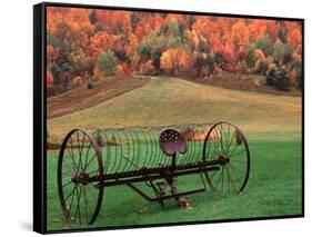 Farm Scene, Vermont, USA-Charles Sleicher-Framed Stretched Canvas