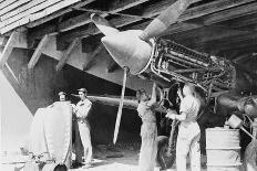 Ground Crews of American Air Forces Keep the Engines Tuned Up for the Flying Tigers.-Farm Security Administration-Art Print