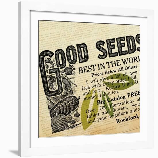 Farm - Seed 6-The Saturday Evening Post-Framed Giclee Print