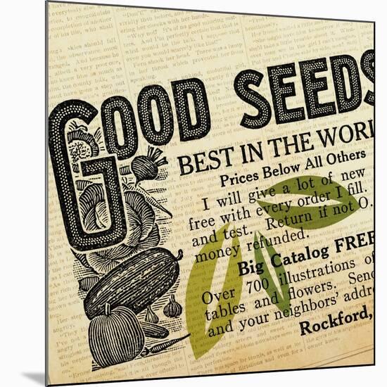 Farm - Seed 6-The Saturday Evening Post-Mounted Giclee Print