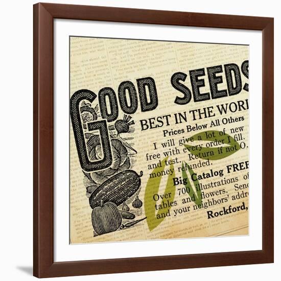 Farm - Seed 6-The Saturday Evening Post-Framed Giclee Print