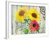 Farm Seed Sunflowers-Art Licensing Studio-Framed Giclee Print