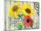 Farm Seed Sunflowers-Art Licensing Studio-Mounted Giclee Print
