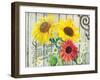 Farm Seed Sunflowers-Art Licensing Studio-Framed Giclee Print