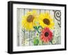 Farm Seed Sunflowers-Art Licensing Studio-Framed Giclee Print