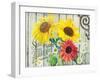 Farm Seed Sunflowers-Art Licensing Studio-Framed Giclee Print