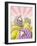 Farm Sheep Yarn-Margaret Wilson-Framed Giclee Print