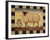 Farm Sheep-Diane Pedersen-Framed Art Print