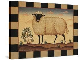 Farm Sheep-Diane Pedersen-Stretched Canvas