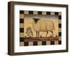 Farm Sheep-Diane Pedersen-Framed Art Print