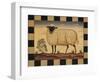 Farm Sheep-Diane Pedersen-Framed Art Print