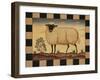 Farm Sheep-Diane Pedersen-Framed Art Print