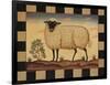 Farm Sheep-Diane Pedersen-Framed Art Print