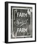 Farm Sign_Farm Sweet Farm 1-LightBoxJournal-Framed Giclee Print