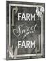Farm Sign_Farm Sweet Farm 1-LightBoxJournal-Mounted Giclee Print