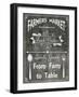 Farm Sign_Farm to Table-LightBoxJournal-Framed Giclee Print