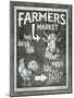 Farm Sign_Farmers Market 3-LightBoxJournal-Mounted Giclee Print