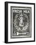 Farm Sign_Fresh Milk 1-LightBoxJournal-Framed Giclee Print