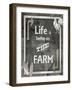 Farm Sign_Life is Better-LightBoxJournal-Framed Giclee Print